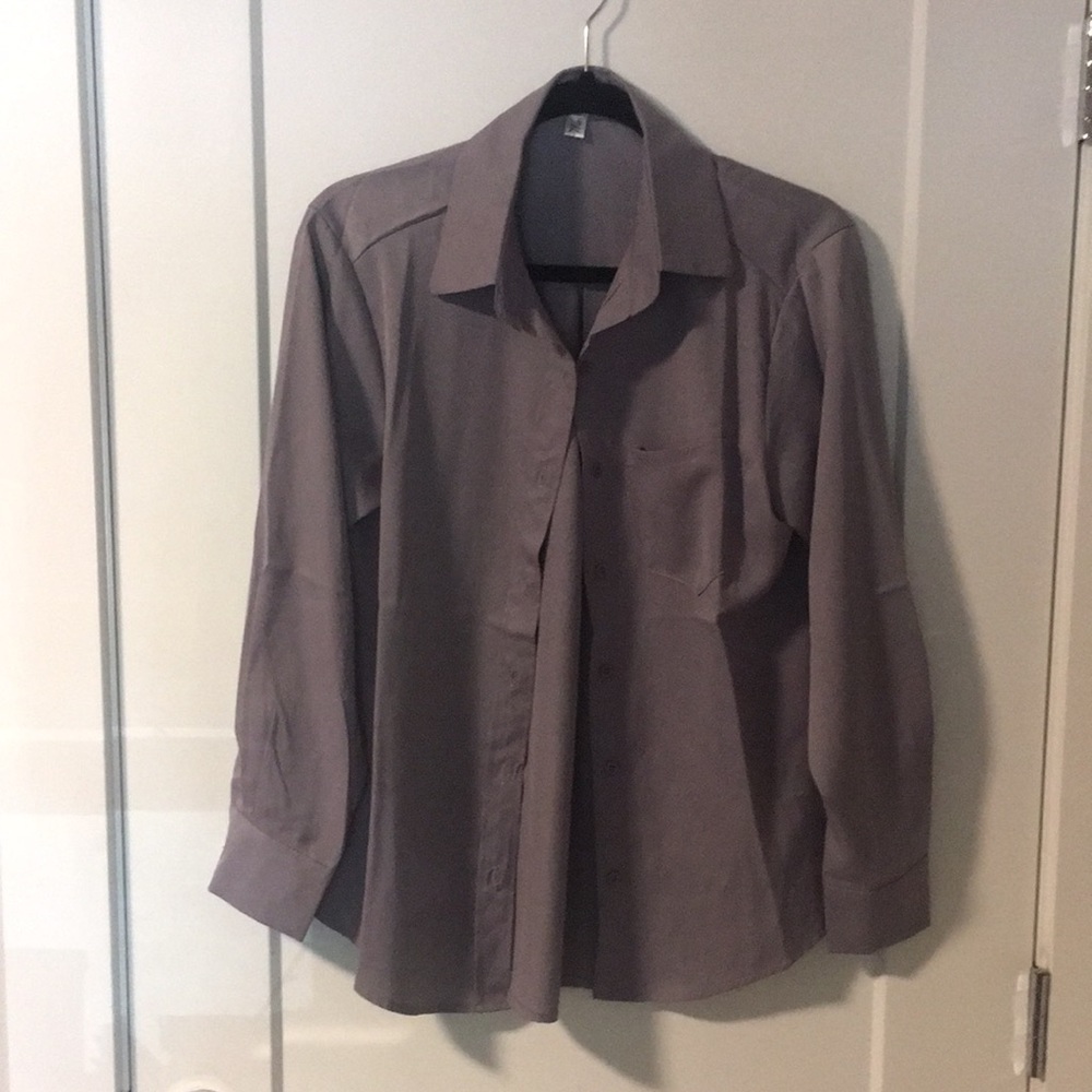 Lavender Button-Up Shirt